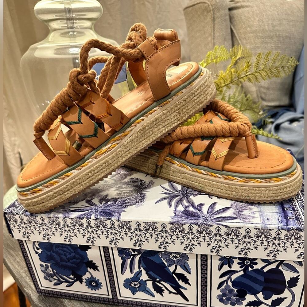 Farm Rio Sand Rope Tie Sandals - Picture 6 of 15